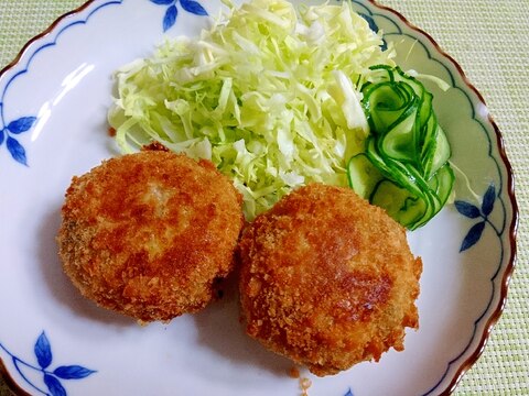 ドライカレーリメイク☆チーズinカレーコロッケ